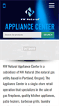 Mobile Screenshot of nwnaturalappliances.com